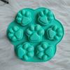 Silicone Cat Paw Molds Elegant Chocolate Cookie Mold For Baking Non-Stick Dog Treat Molds Suitable For Microwave Oven