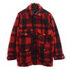 70s Vintage Check Long Sleeve Jacket L Red Series Men's Used