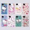 Прозрачный чехол для Samsung A04 A14 A23 M33 M53 Realme 10 9 C35 C55 VIVO X80 Infinix Hot 30 Note 11 Tecno Spark 8P Pro L-22 Hello Kitty