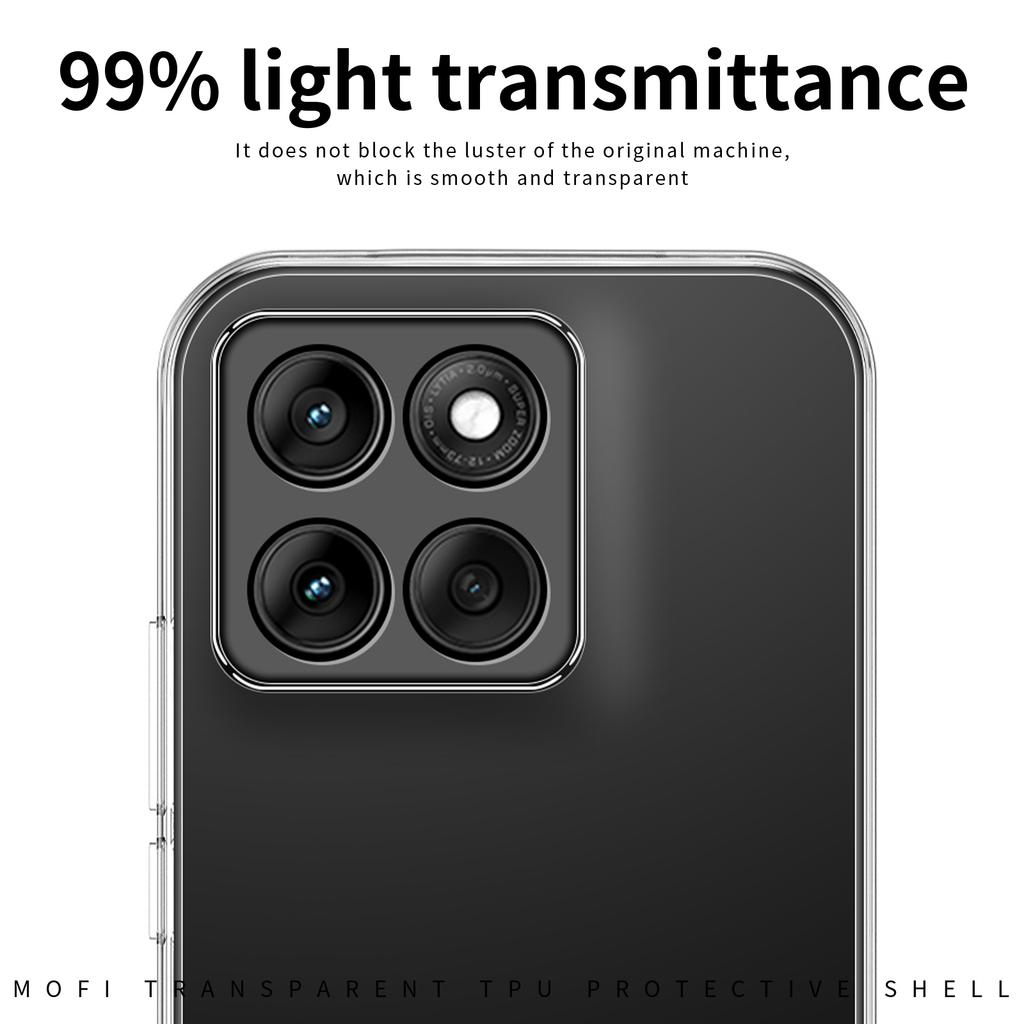 For Motorola Edge 60 Fusion 5G Clear Phone Case MOFI Ultra-Thin TPU Phone Back Cover