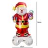Large Standing Balloons Christmas Theme Santa Claus Xmas Tree Snowman Gingerbread Man Aluminum Film Balloon New Year Party Decor