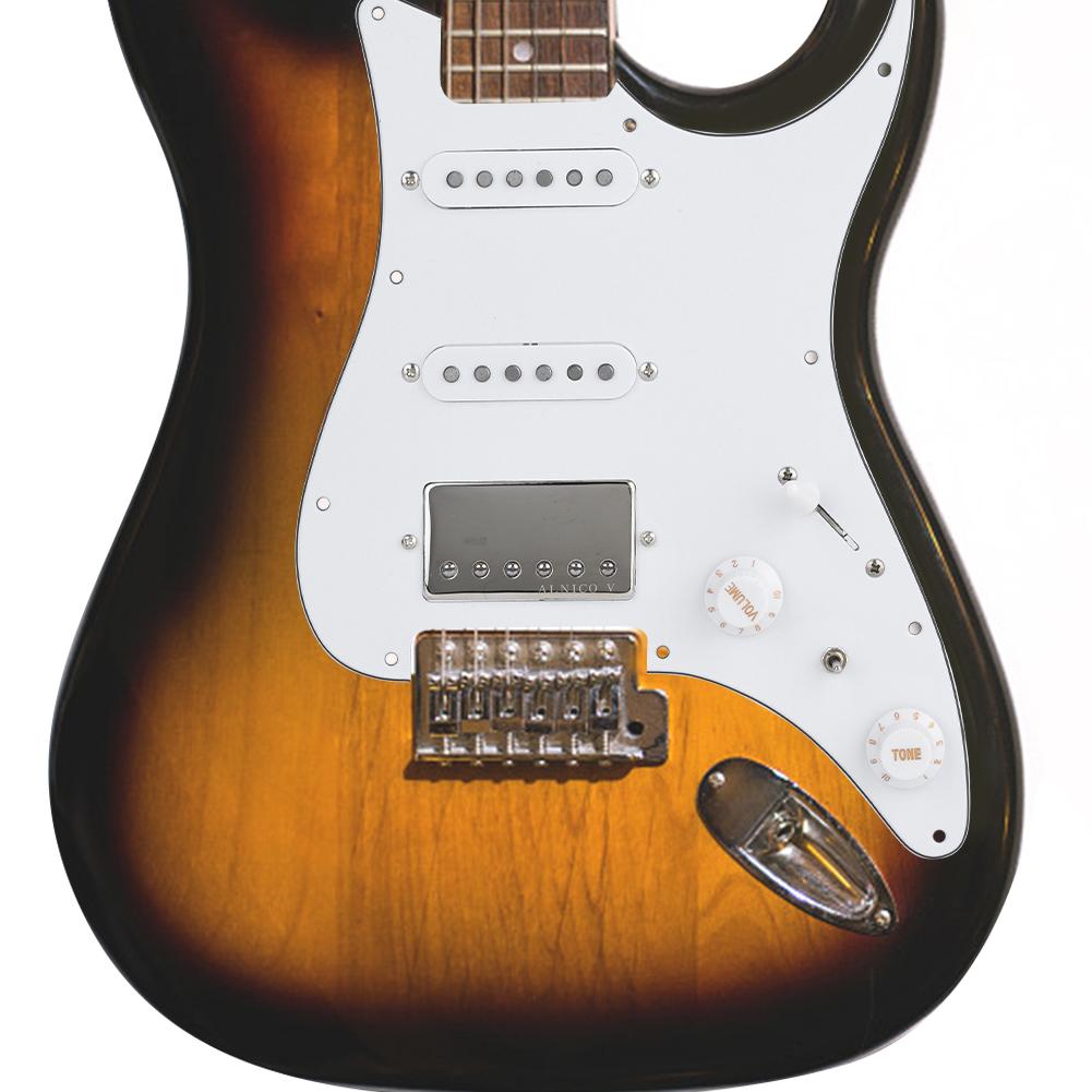 SSH Загруженные Предварительно распаянные Звукосниматели Двойной Катушки Пикгард Аксессуары для Электрогитары