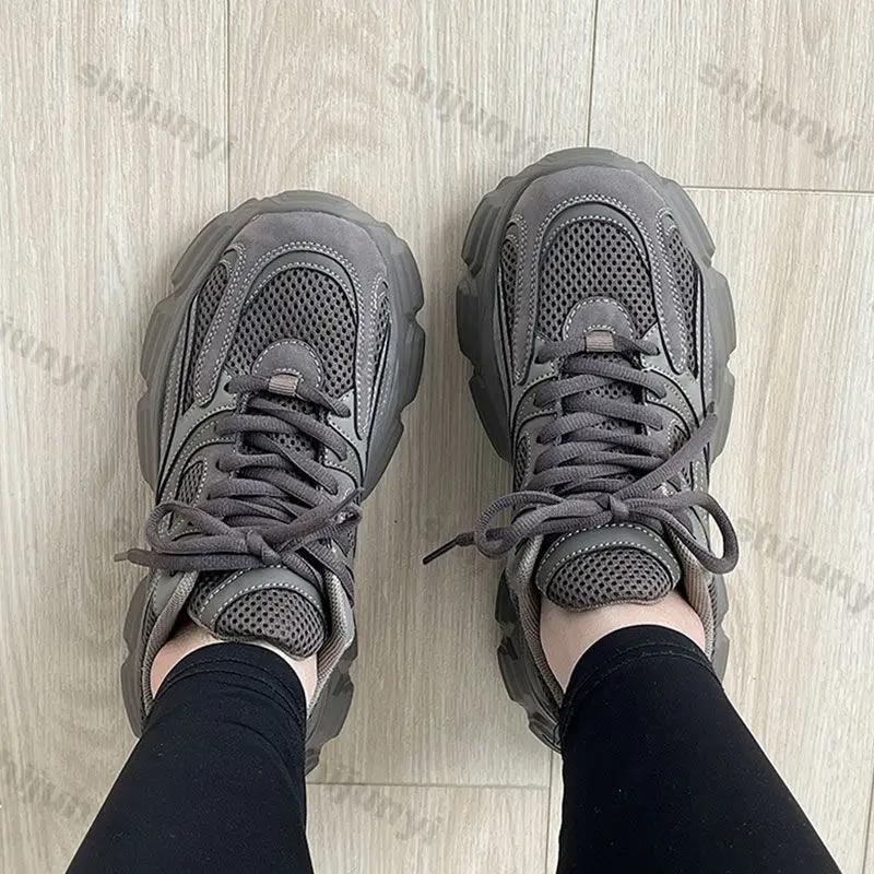 Женские модные кроссовки женские осенние повседневные модные спортивные туфли на платформе высокого качества для бега на открытом воздухе Zapatillas Hombre