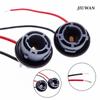 1 Pair Car LED Turn Lamp Wiring Harness Light Bulb Base for 1156 Bulb Socket Adapter Connector ABS Car Light Accessories