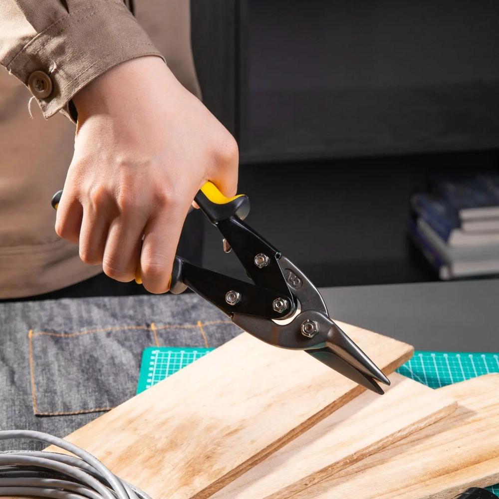 Многофункциональные ножницы для резки листового металла Deli, авиационные ножницы, прямой резак, промышленный профессиональный ручной инструмент