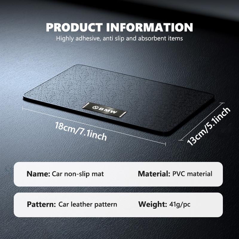 Car Mounted Anti-Slip Dashboard Mat Phone Non-Slip Storage Pad For BMW M 1 3 4 5 6 7 Series M3 M6 F01 F02E34 E36 E70 F10 X6 X1 BT8