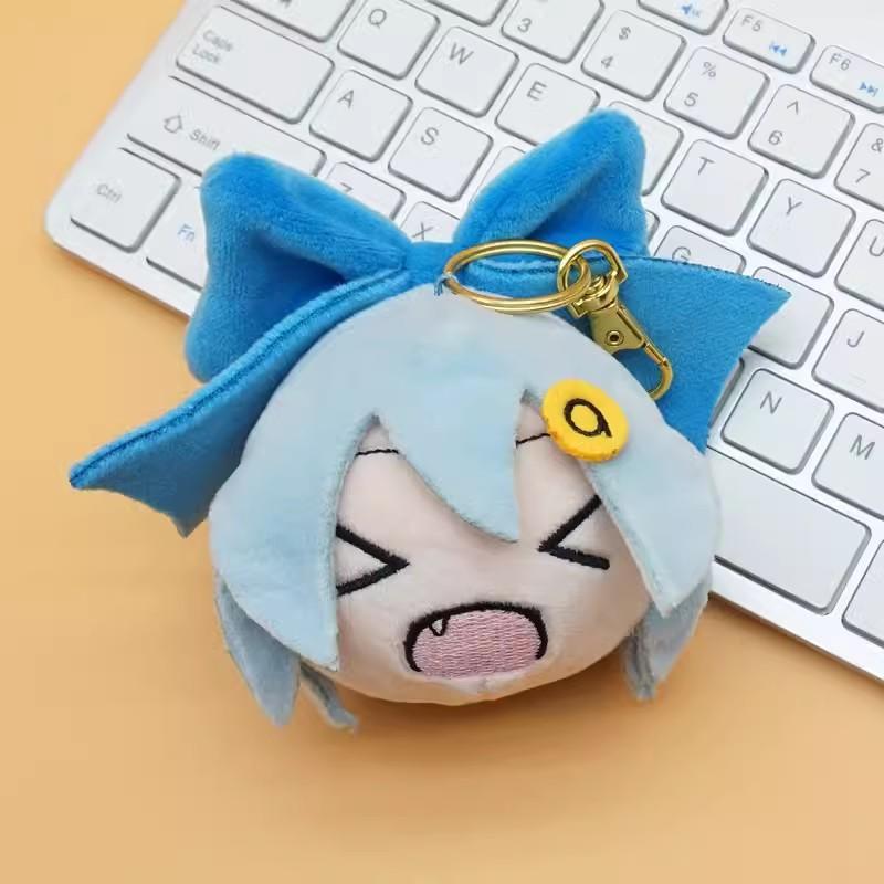 Fumo Hata no Kokoro Plush Toy Anime Touhou Project Japanese Game Stuffed Doll Soft Character with Removable Mask Kids Fans Gifts