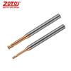 ZOTO 55° Deep Groove Long Neck Tungsten Carbide Coated Flat End Mill