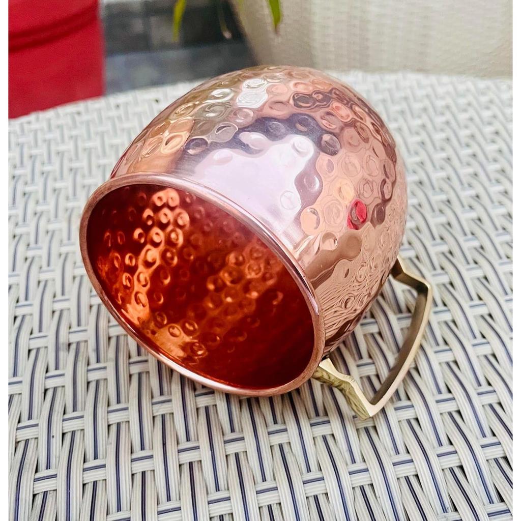 Пивная кружка Moscow Mule | Упаковка из 1 шт. | 500 мл | Пивная кружка Hammerd Copper Made | Антикварная посуда для напитков для отелей и ресторанов