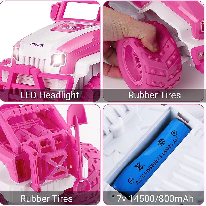 RC Toys Girls Gift Pink Gifts RC CARS Toy Climbing Car Remote Controlled Off Road Vehicle Children Toy Car Christmas Gift