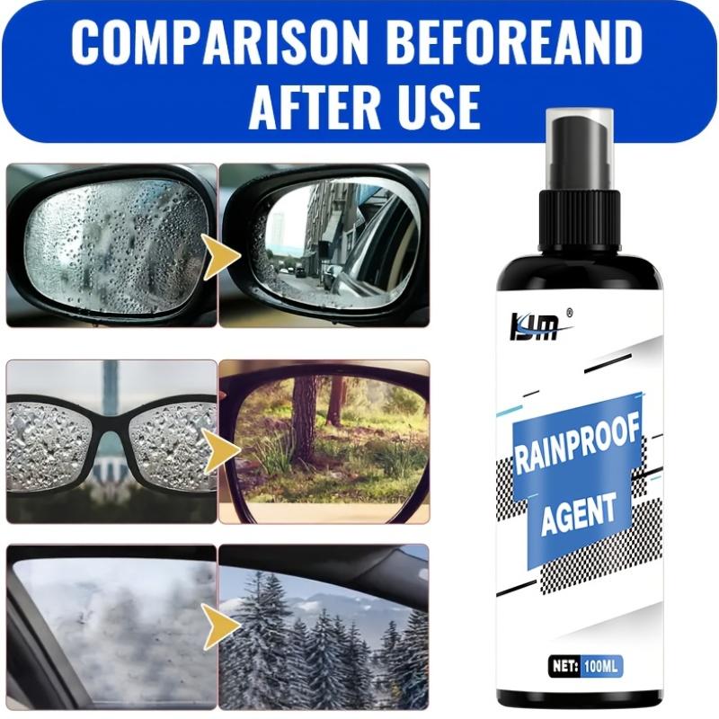 Водоотталкивающее спрей-покрытие для автомобильного стекла для защиты от дождя, гидрофобное и водонепроницаемое, подходит для автомобильного стекла.