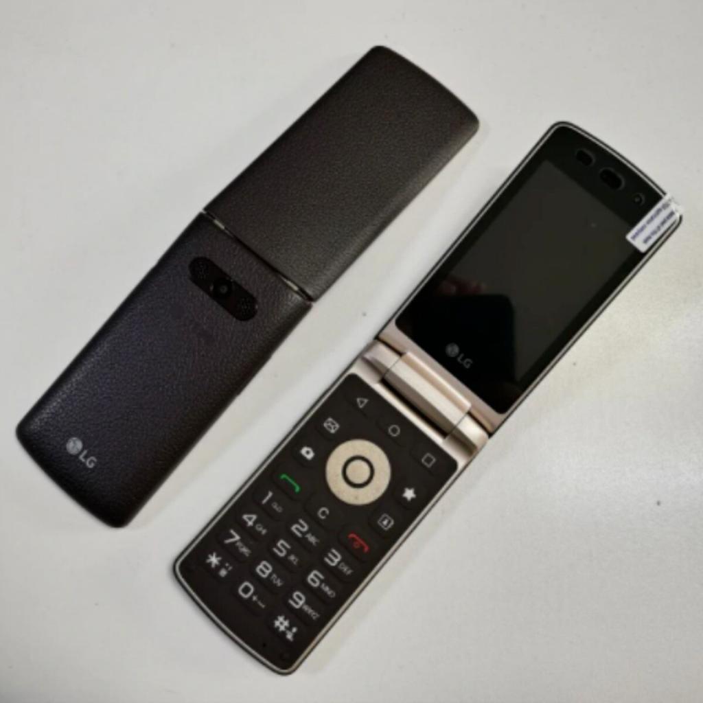 Восстановленный LG Wine Smart H410 Оригинальный Большая Клавиатура 4G Раскладушка Сенсорный Экран Разблокированный Android Смартфон