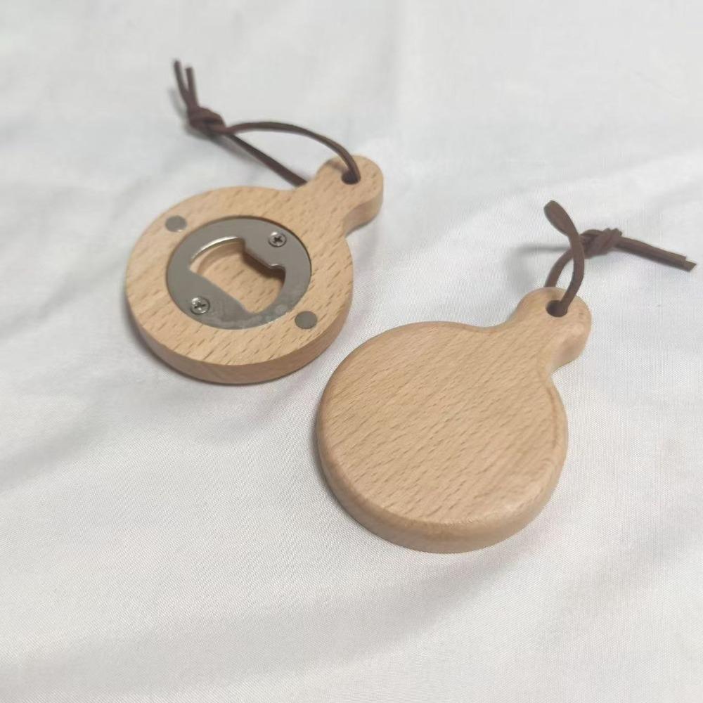 Magnetic Bottle Openers Square Round Beer Bottle Opener Portable Beer Opener  for Home Kitchen Bar