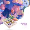 Customizable 500-Piece Plastic Puzzle Set 520*380 DIY Toy with UV Printed Personalized Design Free Sample Custom Made Logo