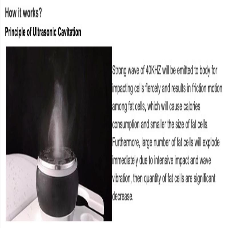 5 In 1 Vacuum Ultrasonic Cavitation Radio Frequency Multipolar RF Body Slimming Machine Skin Lifting Tighten Anti-Wrinkle Device