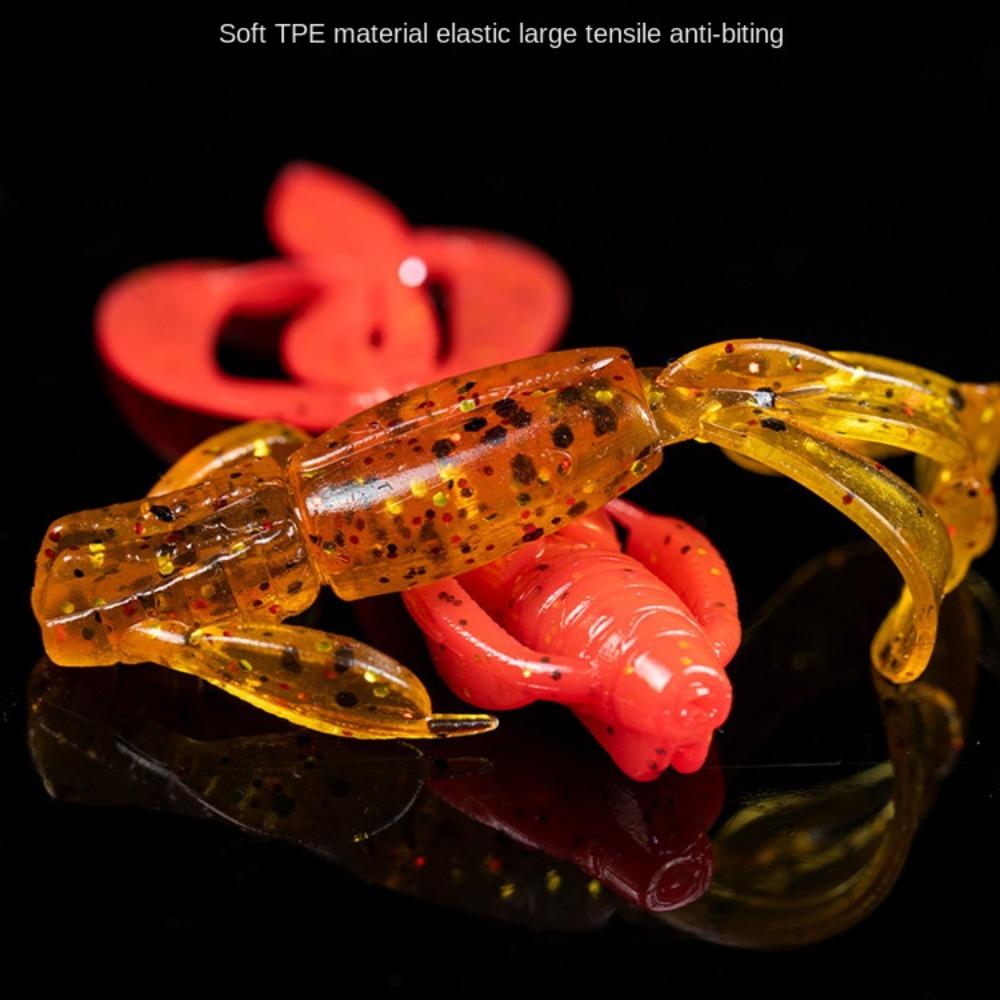 15 шт. 4 см 6 см Рыболовные мягкие приманки 5 цветов Искусственные приманки Воблеры Зимняя рыбалка