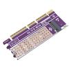 Адаптер PCIe 5.0 на M.2 NVMe Поддержка PCIe 5.0 4.0 3.0 2.0 1.0 M.2 SSD Карточка расширения для SSD 2230 2242 2260 2280