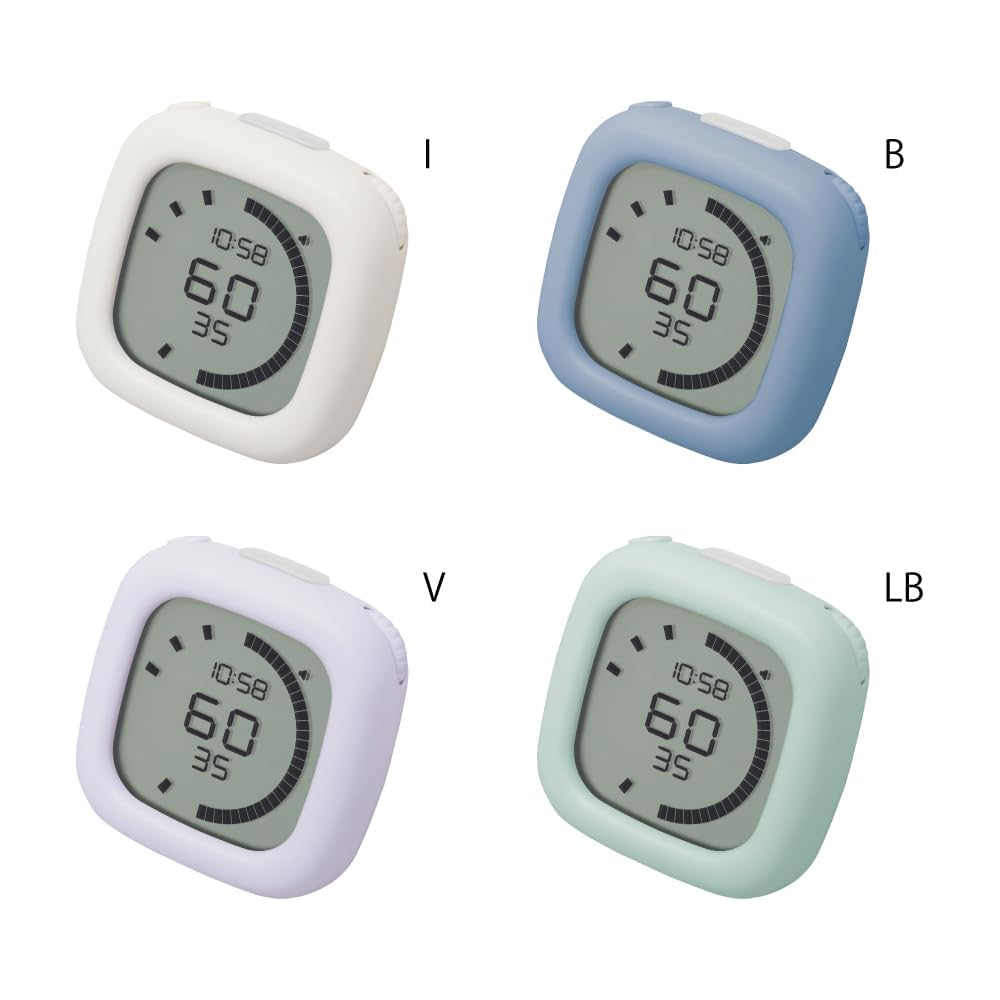 Sonic Study Timer with Lap Function Light Blue SP-1118-LB, Learning Timer, Pace Maker, Time Management Tool