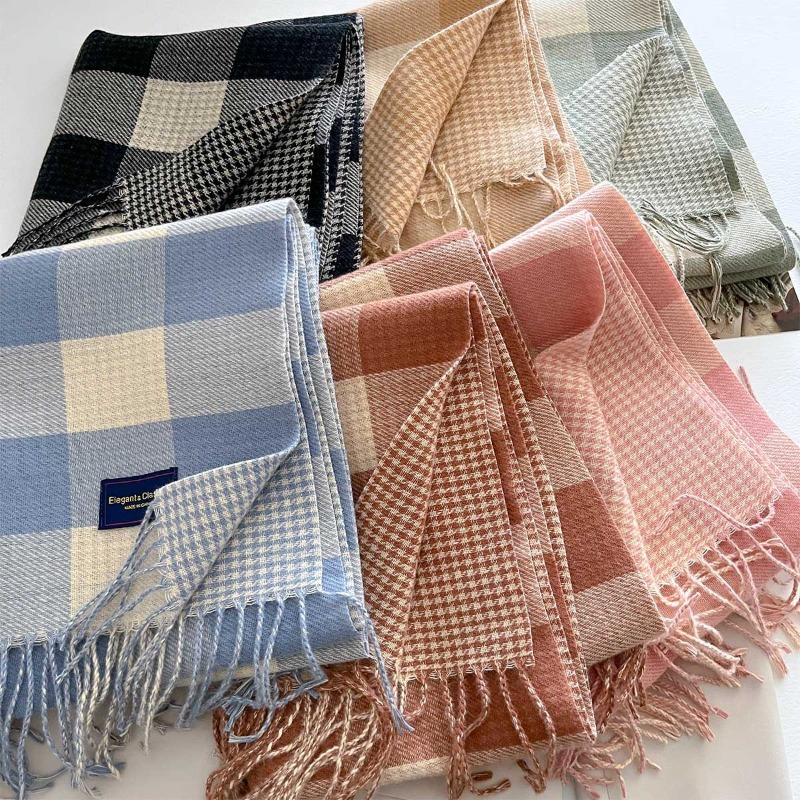 Autumn and Winter New Cashmere Scarf Style Sub-scarf Women's High-end Sense Men's and Women's Shawl Couple's Warm Scarf