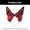 Plush Ear Hairband Faux Furs Animal Ear Headband for Cosplay Party Costume Hairhoop Theme Event Animation Props Headwear