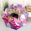 1 шт. Зонт Barbie Fashion Adventure с пластиковой ручкой, подходит для всех сезонов, путешествий, улицы, многофункциональный зонтDCS115