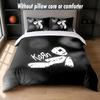 Korn Design Bed Bedding Set 1 Duvet Cover + 2 Pillowcases Soft Breathable Household Bed Linens
