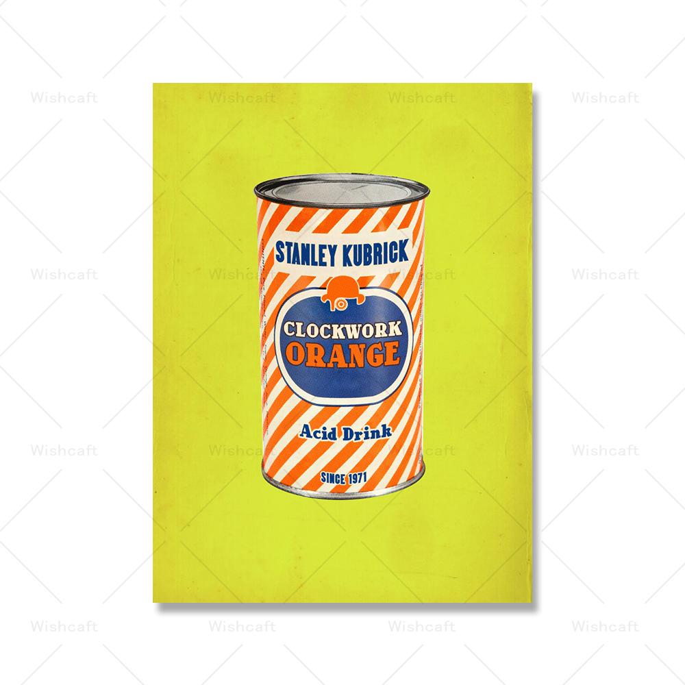 Italian Coffee Pizza Vintage City Poster Pulp Reservoir Color Food Print Canvas Painting Kitchen Shop Wall Art Pictures Decor