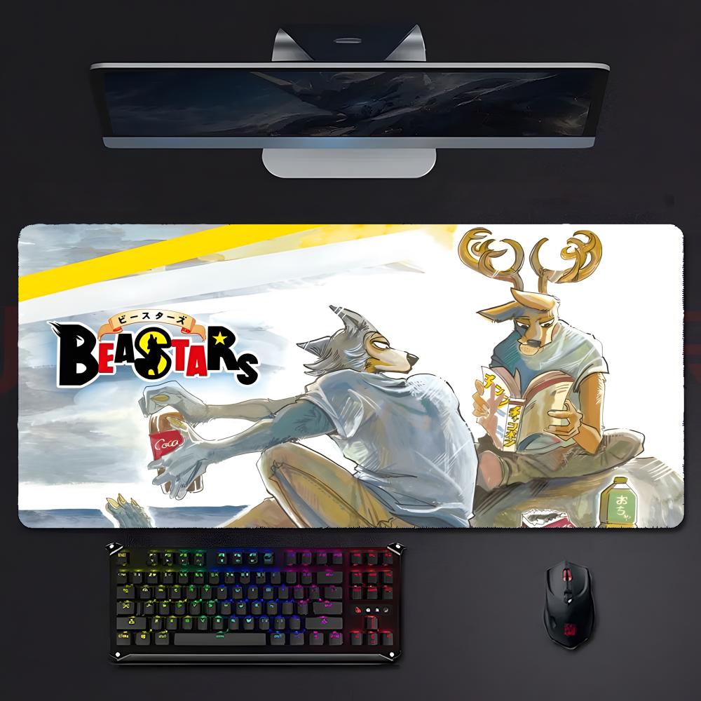 Cute Warm Anime BBeastars Mouse Pad Mousepad Large Gaming Lockedge Thickened Pc Table Desk Mat