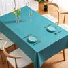 Waterproof and Oil Resistant PVC Table Cloth Ins Tea Rectangular Minimalist Floral Tablecloth