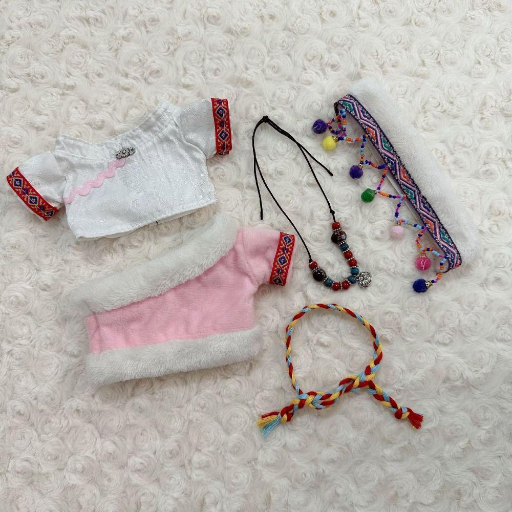 С мультяшной повязкой на голову, аксессуары, платье принцессы, 20 см, хлопковая кукла/куклы EXO Idol