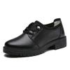 New Women Oxford Shoes Flats Casual Shoes Pu Leather Round Toe Flat Heel Business Shoes Korean Black Sneakers Women Shoes
