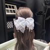 Зажим для волос «Бабочка с бантом» для женщин, тканевый, в натуральном стиле, аксессуары для волос на лето 2025
