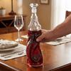Transparent Mermaid Glass Bottle with Glass Stopper Liquor Bottle Empty Bottle Wine Container  Bar