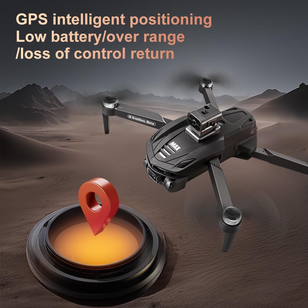 2025 New GPS Drone Profesional 8K HD Camera Folding RC Drone With Screen Remote Control Obstacle Avoidance Optical Flow V168 Max