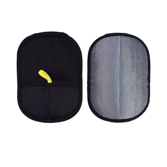 Electrostatic Pet Fur Gloves Pet Hair Remover Grooming Shedding Gloves for Cats Dogs Rabbits Reusable Fingerless Cleaning Mitt for Furniture Carpet