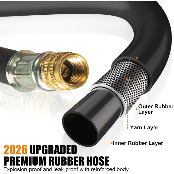2pcs Valve Stem Extenders, Flexible Tire Valve Extender and Tire Valve Extension, Universal Valve Extender for RV, Truck, Car, Motorcycle, Bike,