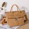 Solid Color Nylon Cloth Handbag Casual Canvas Tote Bag Oxford Cloth Crossbody Bag  Commuting