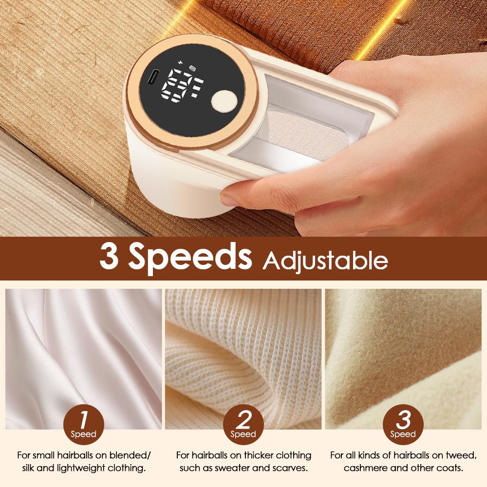 Household Clothes Shaver Lint Remover for Clothing Fuzz Electric Fluff Portable Brush Blade Rechargeable Fur Ball Trimmer