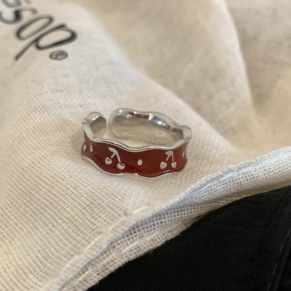 Retro Style Versatile Heart Open Ring for Women