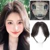 Mid Split Eight Character Bangs Wig Patch With Fluffy Hair Increase To Create A High Skull Top Natural Forehead Patch