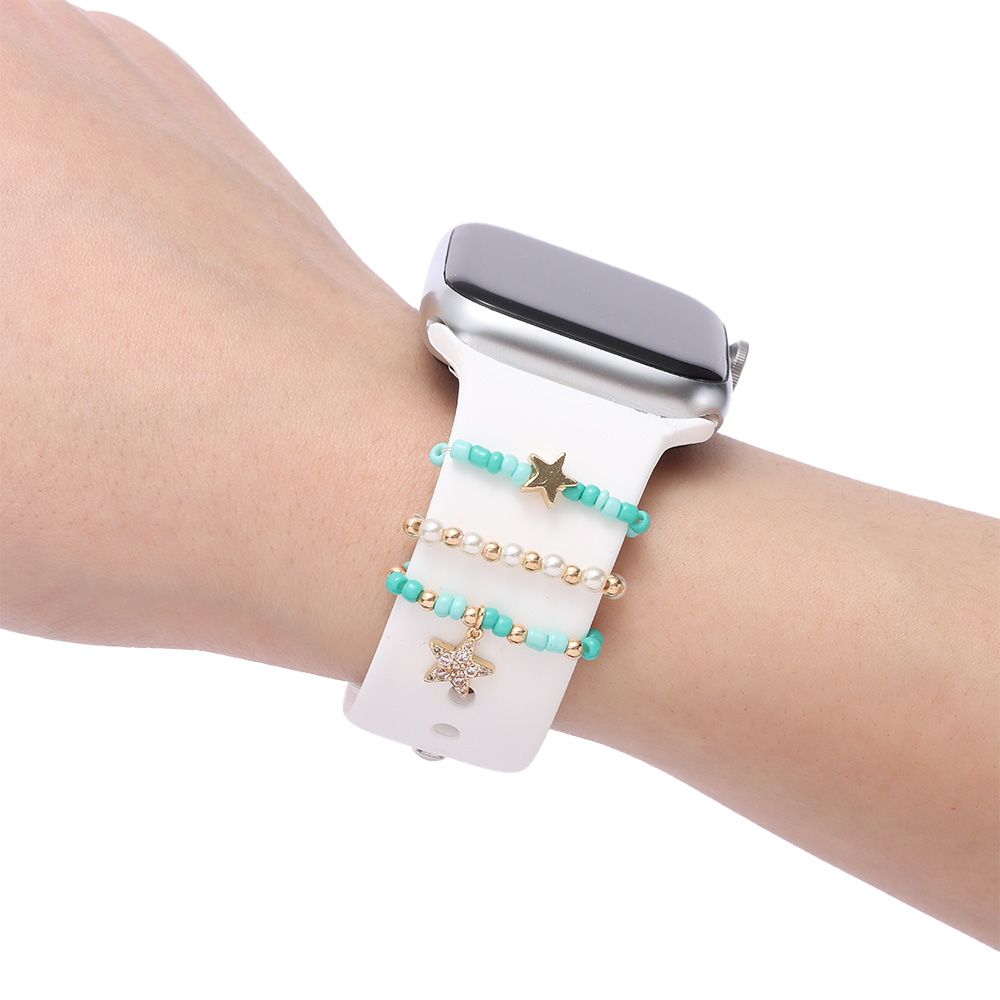 Creative Nails Diamond Strap Accessories Watch Band Ornament Wristbelt Charms Decorative Ring