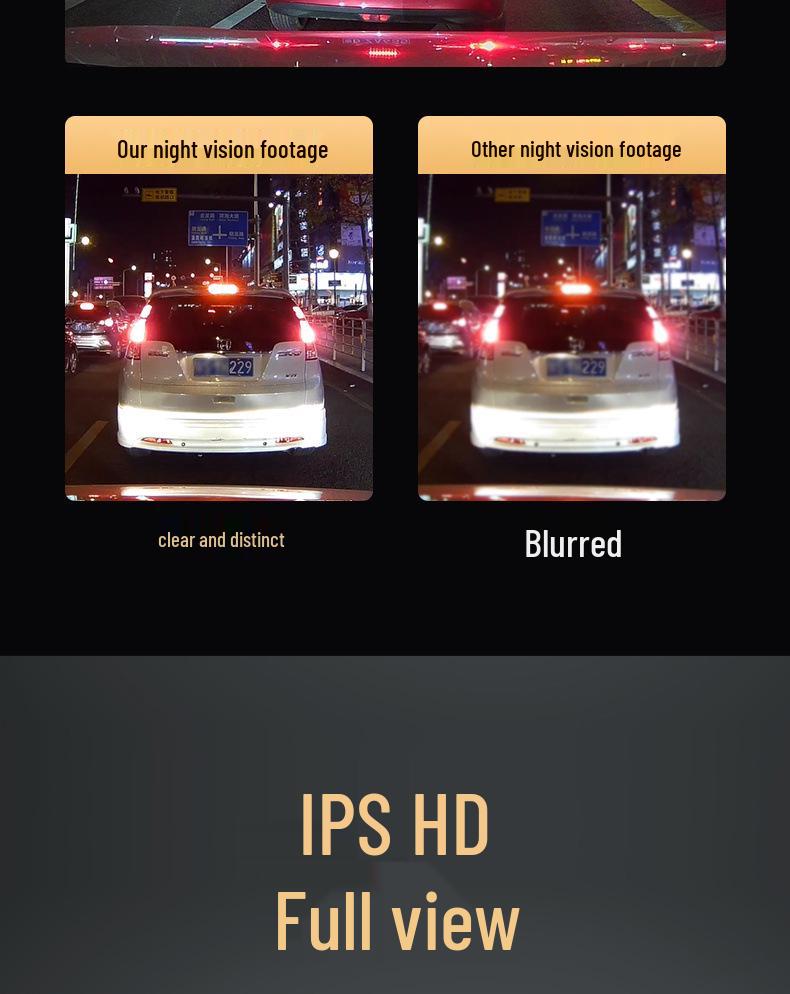 Монитор заднего вида для грузовика HD с ночным видением и системой записи с двойной/четверной камеры
