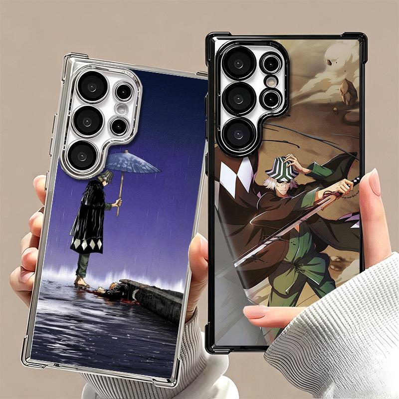 Чехол для телефона с покрытием Bleach Kisuke Urahara для Samsung Galaxy S24 S25 FE S26 Edge S23 Ultra S22 S21 Plus S20 Противоударный с Airbag Cov