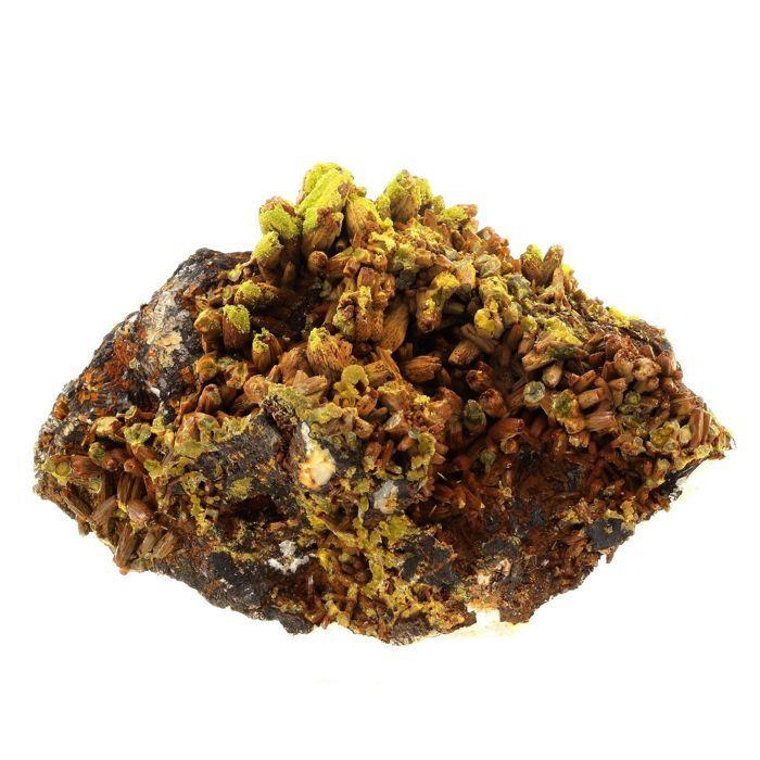Pierres et Minéraux. Pyromorphite. 2222.5 ct. Les Farges Mine, Ussel, France..