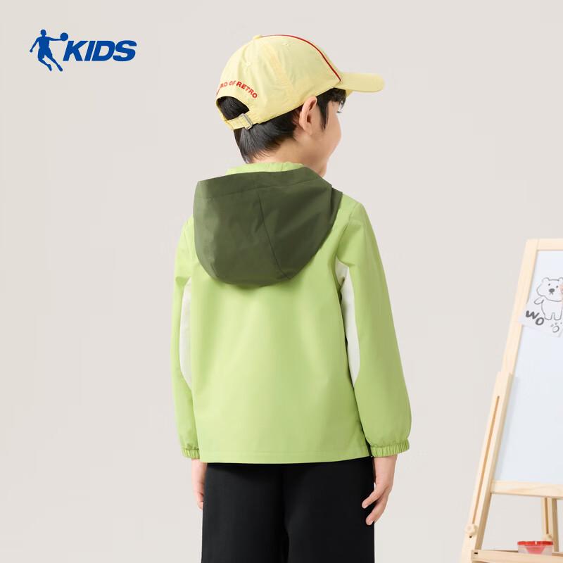 Qiaodan Boys' Lightweight Hooded Sport Jacket