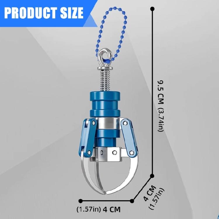 Креативный брелок-захват с когтями, брелок-зажим для захвата из ABS, портативный брелок-игрушка с дизайном нажимной кнопки, подарок, подходит для повседневного использования