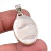 Подвеска из натурального перламутра ручной работы из цельного серебра 925 пробы 1,75 дюйма I8D72