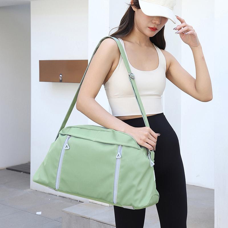 Спортивная сумка для фитнеса и йоги, большая вместимость, многофункциональный рюкзак для сухого и влажного разделения, для путешествий на короткие расстояния на открытом воздухе для женщин