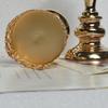 1PCS Metal and Iron Tabletop Candle Holders with Openwork Pattern Candle Stand  Europe Wedding