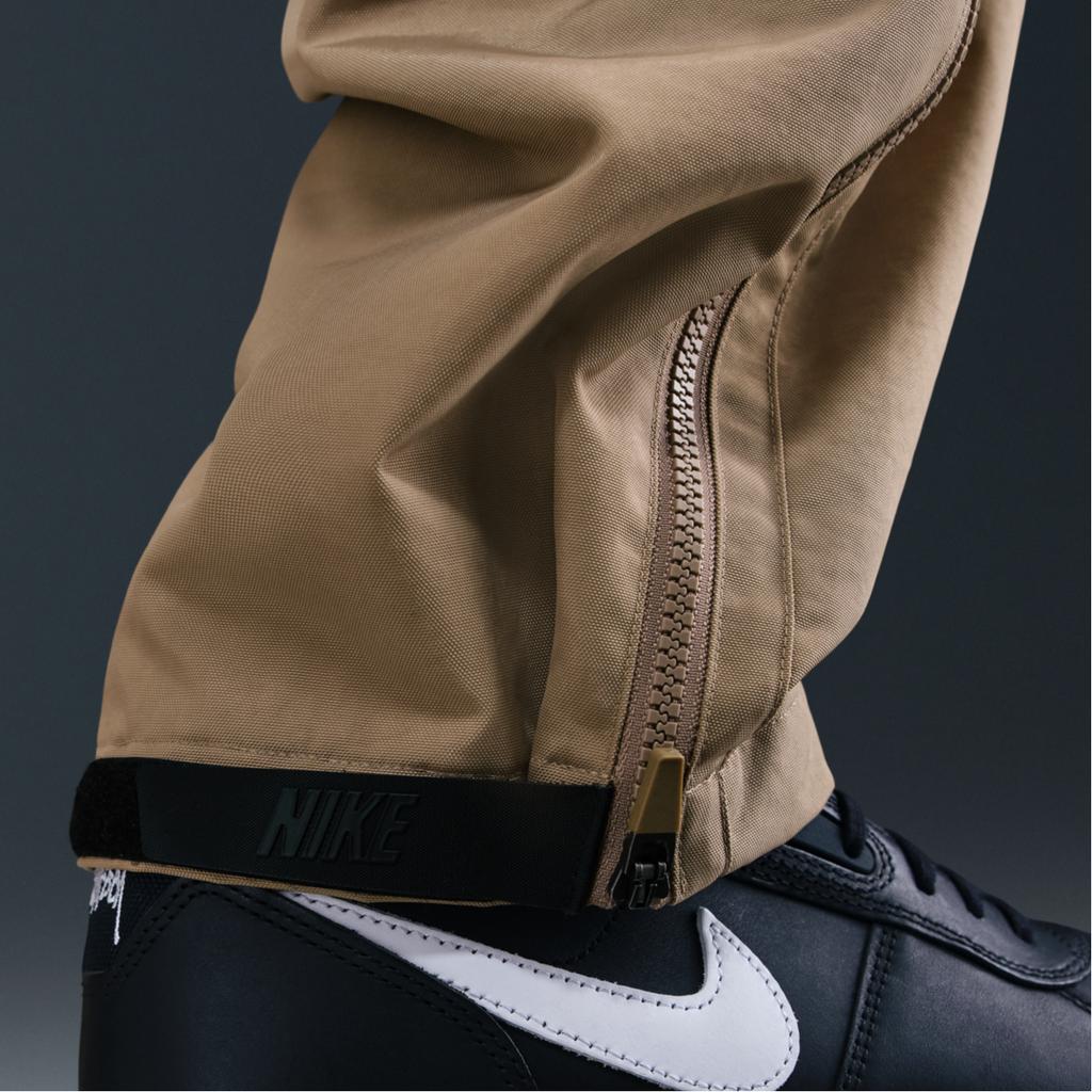 Nike X Stussy Тканые функциональные брюки с боковой молнией для повседневной носки, унисекс, HQ8546-223